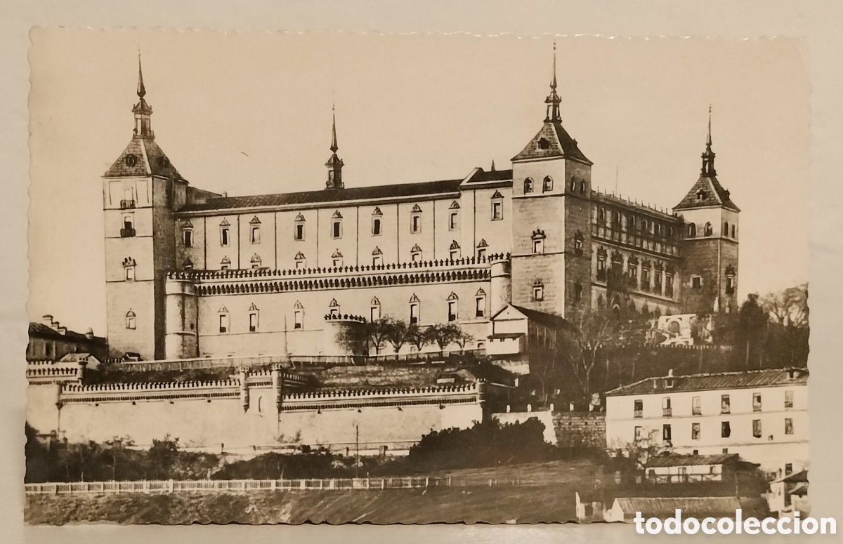 Postales: Toledo,el Alc&aacute;zar antes del Asedio