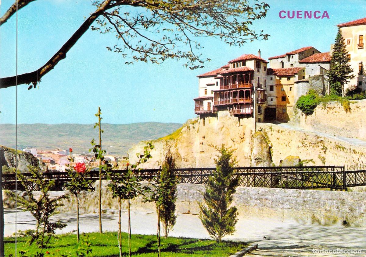 Postales: Postal de Cuenca: Casas Colgadas y Puente de San Pablo