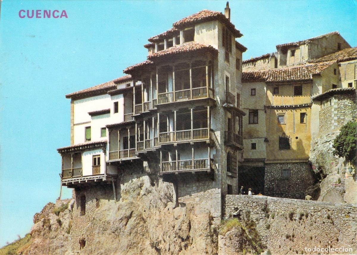 Postales: Postal de las Casas Colgadas y la Hoz en Cuenca