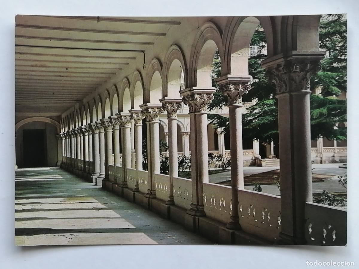 Postales: POSTAL 18322 NUEVA-VISTABELLA 7 GUADALAJARA CASA NOVICIADO ADORATRICES CLAUSTRO PATIO CENTRAL