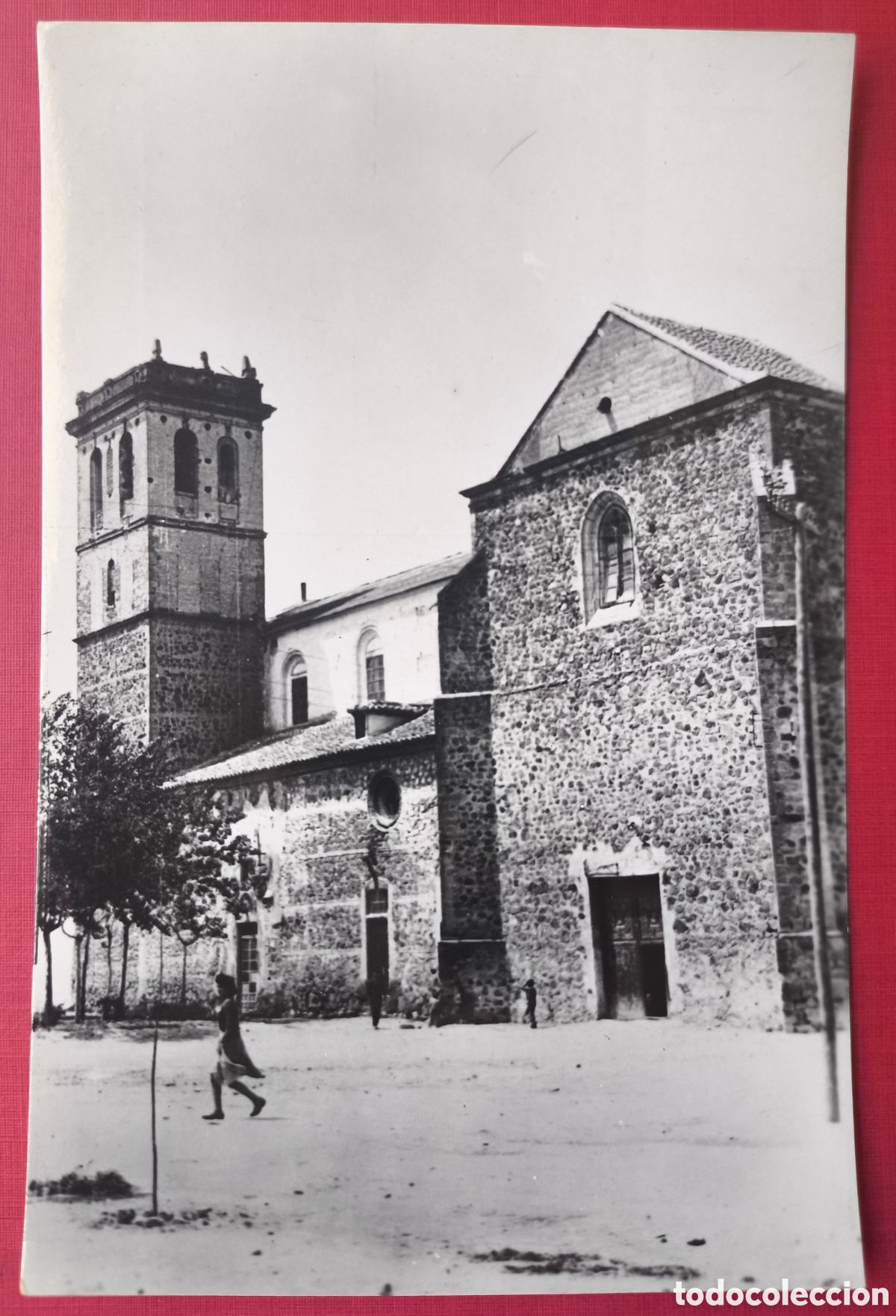 Postales: ALMAGRO FACHADA SANTO DOMINGO POSTAL FOTOGR&Aacute;FICA CIUDAD REAL C. 1955
