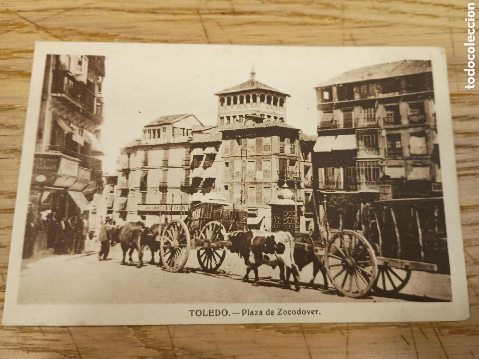 Postales: TOLEDO - PLAZA DE ZOCODOVER - HELIOTIPIA ART&Iacute;STICA ESPA&Ntilde;OLA