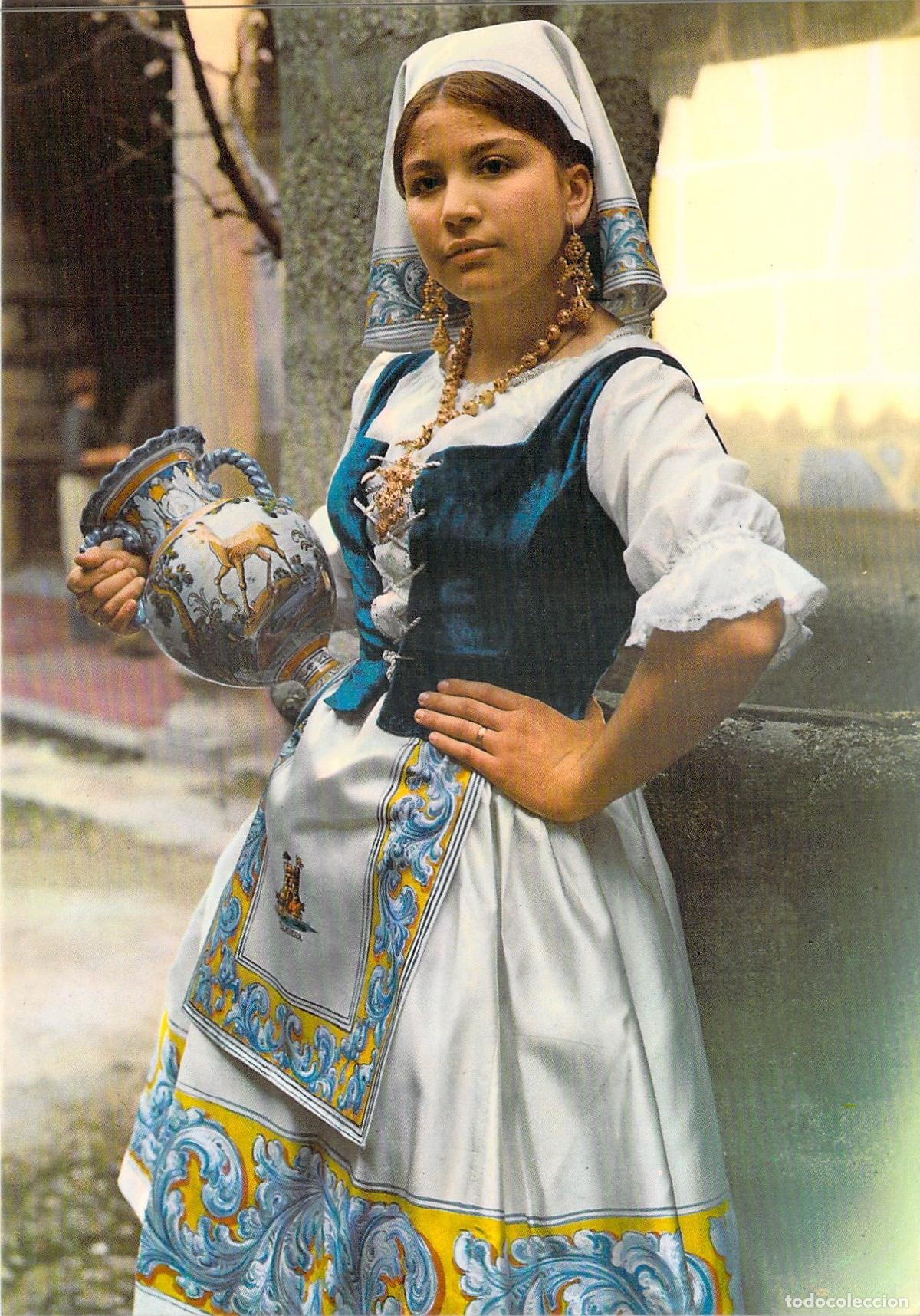 Postales: Postal Talavera de la Reina Traje T&iacute;pico y Cer&aacute;mica