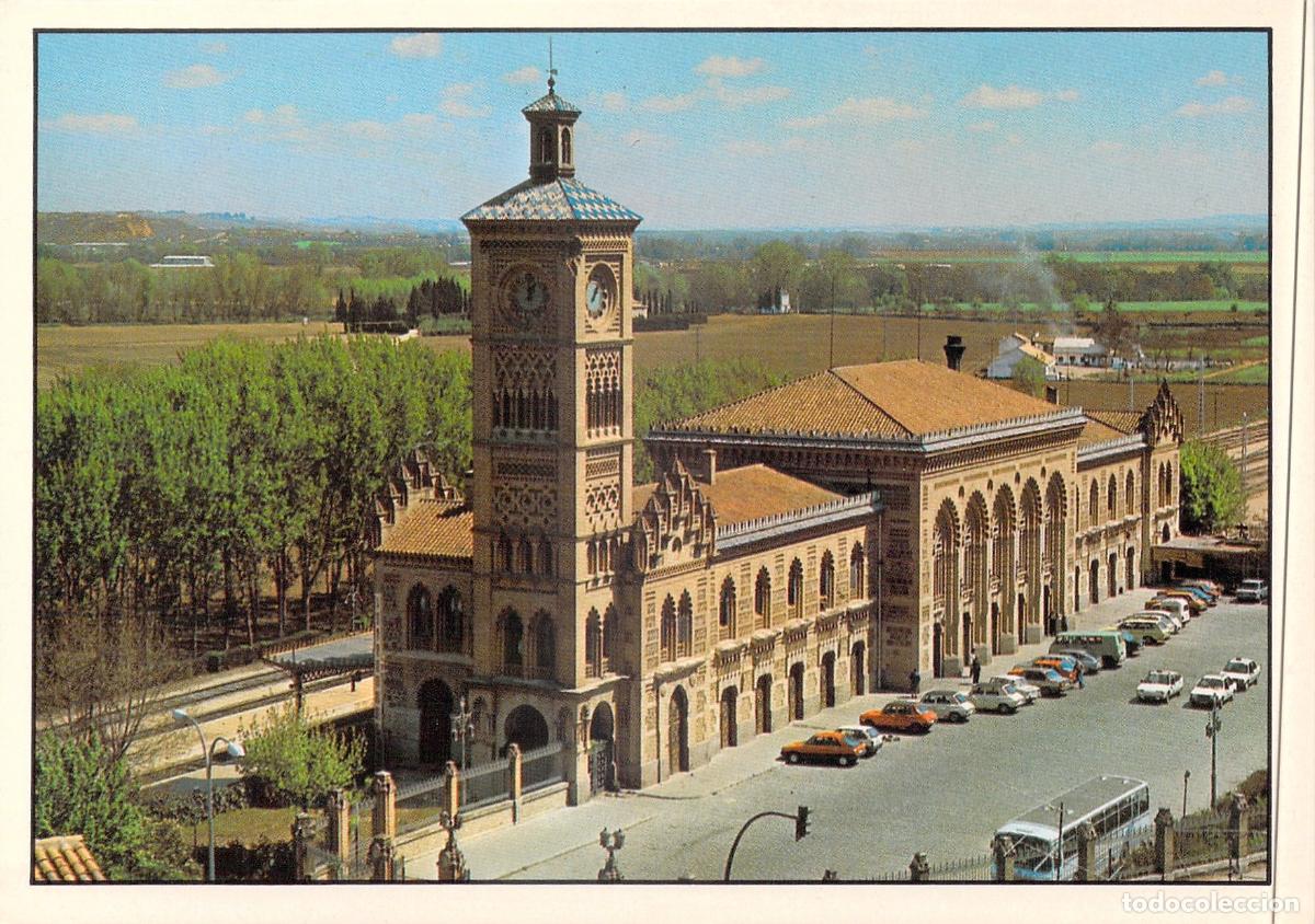 Postales: Postal Estaci&oacute;n de Ferrocarril de Toledo Estilo Neo-Mud&eacute;jar