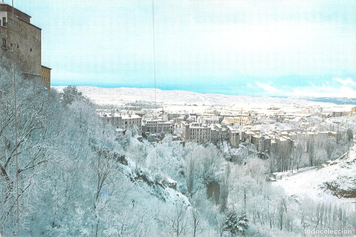 Postales: Postal de Cuenca, Vista de la Hoz del J&uacute;car Nevada
