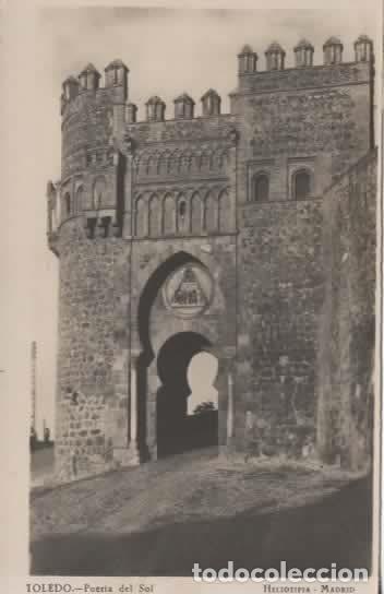 Postales: TOLEDO PUERTA DEL SOL ESCRITA