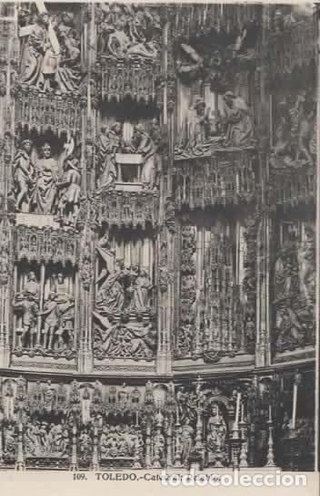 Postales: TOLEDO SIN ESCRIBIR CATEDRAL RETABLO
