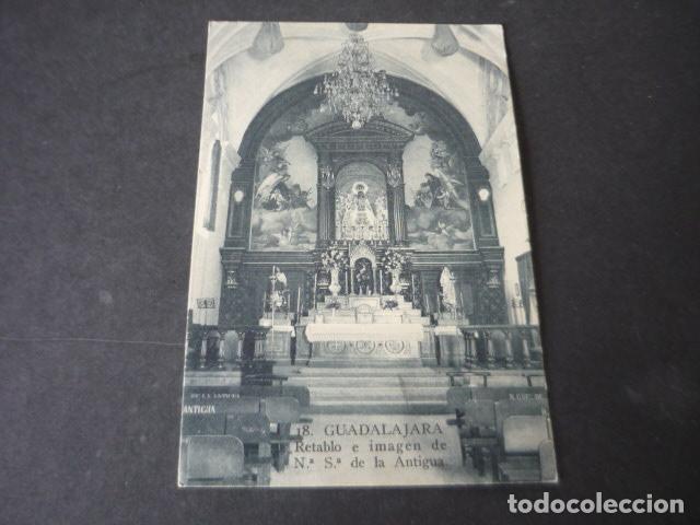 Postales: GUADALAJARA RETABLO E IMAGEN DE NUESTRA SE&Ntilde;ORA DE LA ANTIGUA
