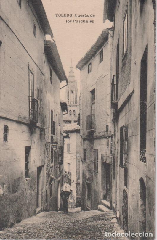 Postales: TOLEDO, CUESTA DE LOS PASCUALES - FOTOTIPIA DE HAUSER Y MENET - S/C