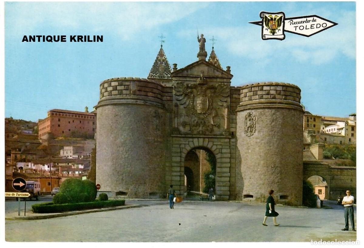 Postales: TOLEDO N&ordm; 9025 PUERTA DE BISAGRA / EDICIONES PERGAMINO / SIN FRANQUEAR