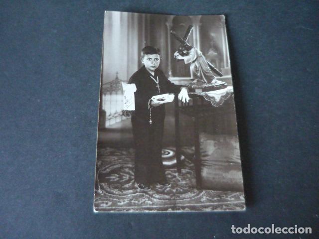 Postales: URDA TOLEDO NI&Ntilde;O PRIMERA COMUNION SERAFIN FOTOGRAFO POSTAL FOTOGRAFICA