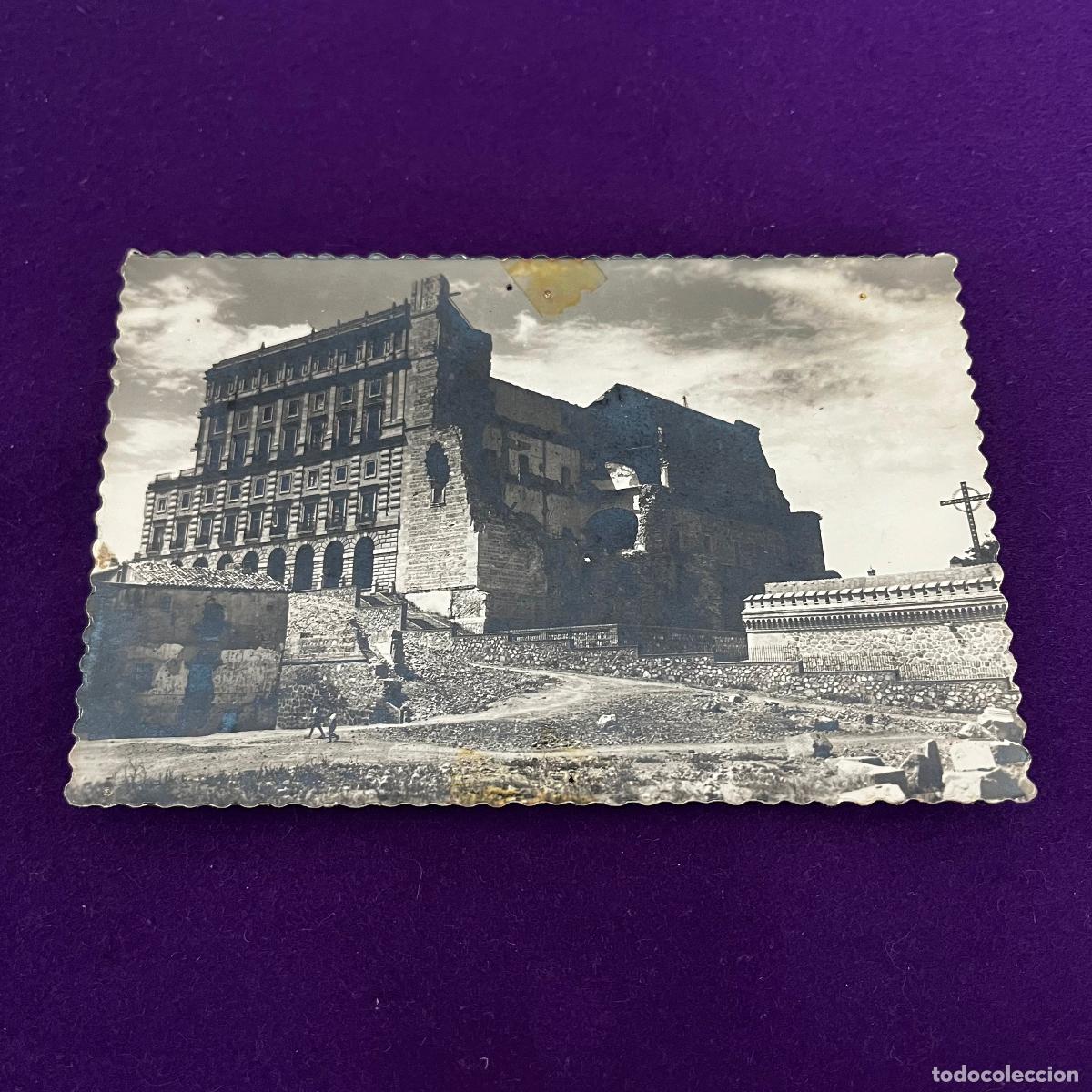 Postales: POSTAL DE TOLEDO. EL ALCAZAR LADOS ESTE Y SUR. GUERRA CIVIL.