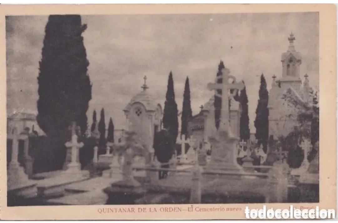 Postales: QUINTANAR DE LA ORDEN (TOLEDO) - EL CEMENTERIO NUEVO - MATEU S.A. - FOT. PORTAL