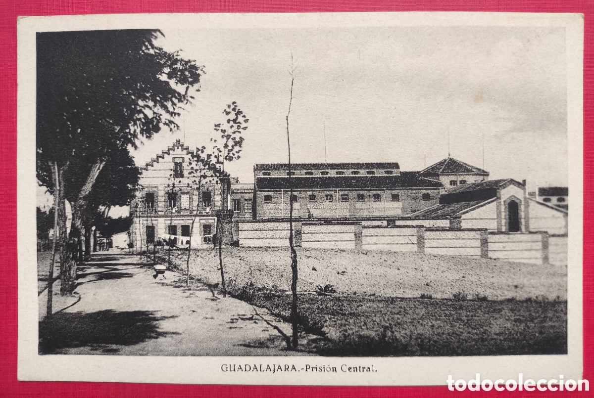 Postales: GUADALAJARA PRISI&Oacute;N CENTRAL POSTAL FOTOTIPIA C. 1915