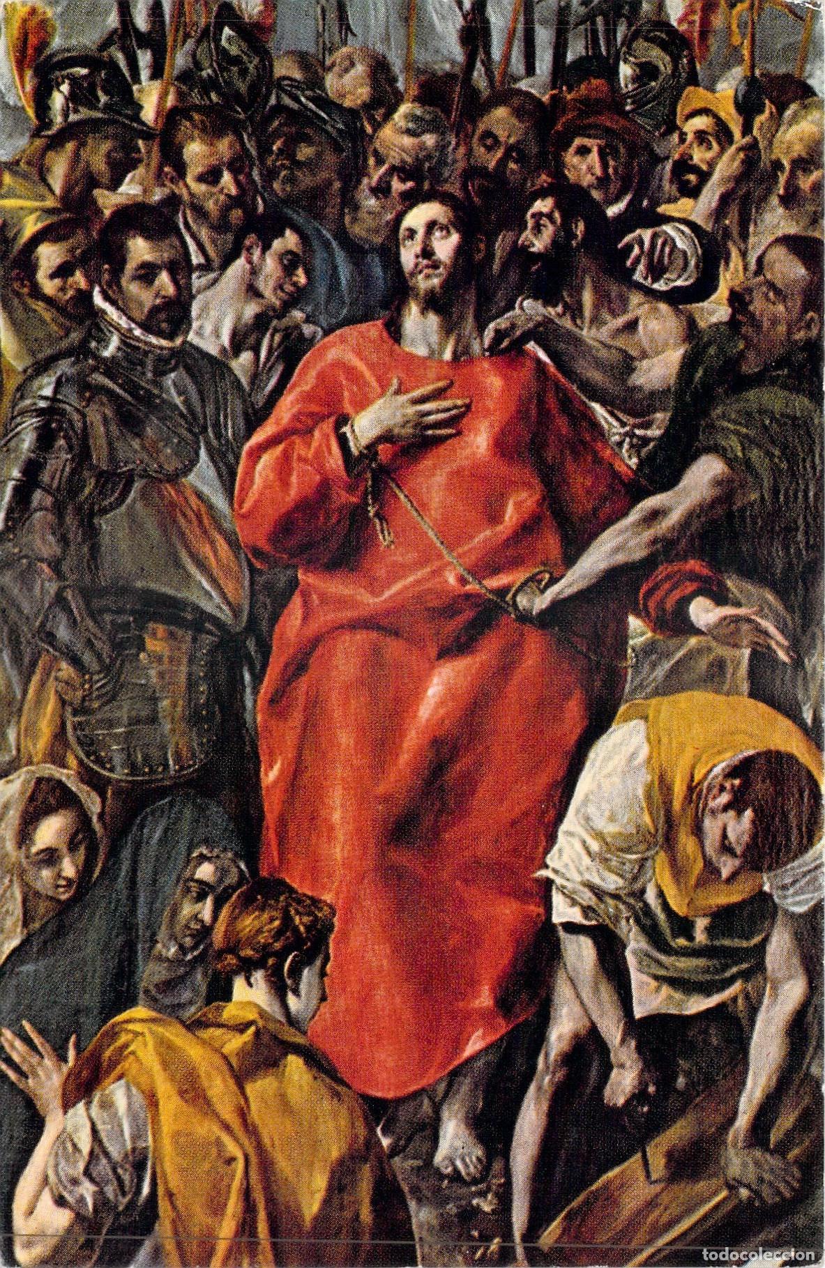 Postales: Postal de Arte El Expolio de Cristo por El Greco, Catedral de Toledo