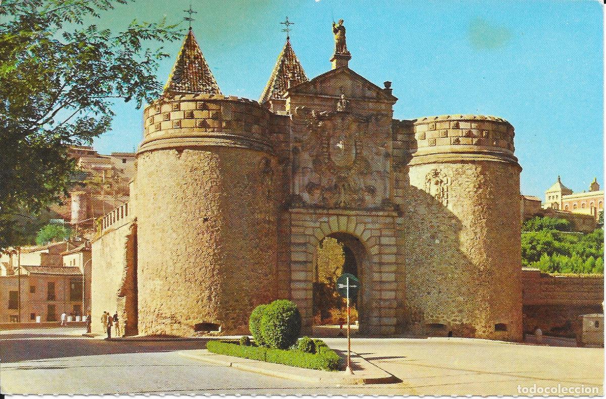 Postales: [POSTAL] Puerta de Bisagra. Toledo (sin circular)