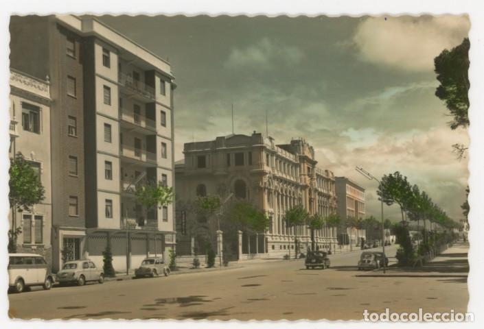 Postcards: ea197 Albacete - Avenida De Rodriguez Acosta - Garrabella N&ordm;9 - coches dkw 4cv seat 1400