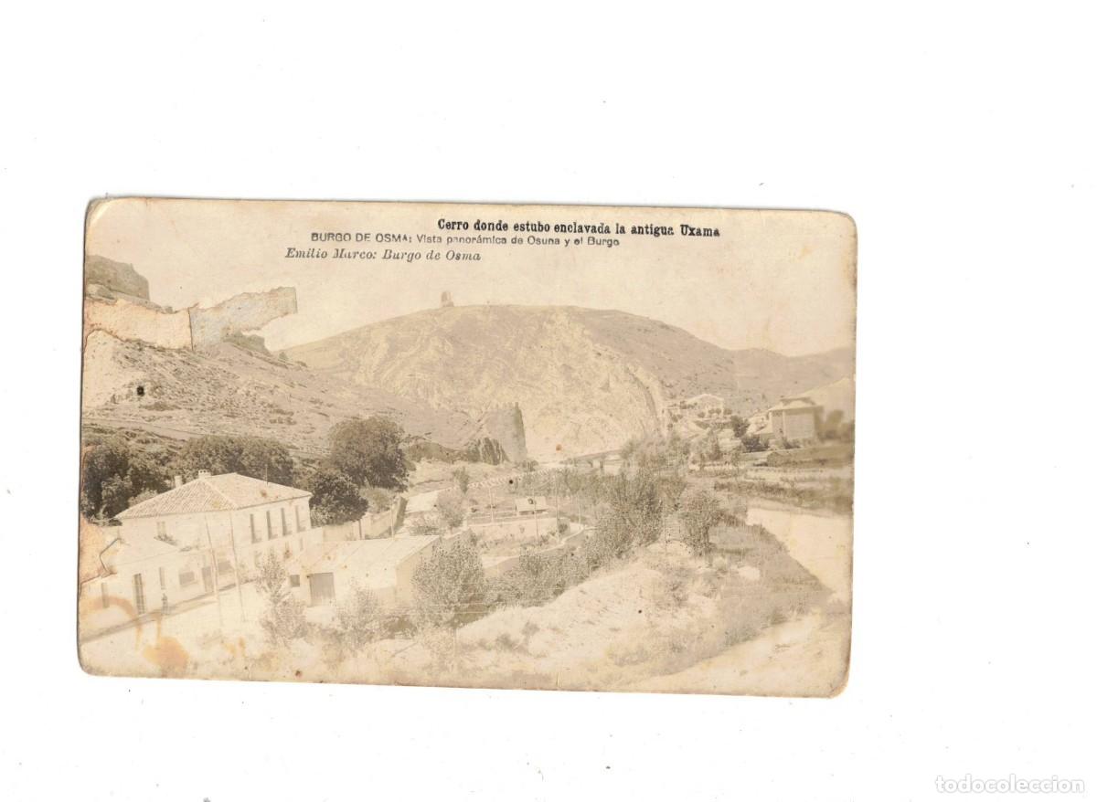 Postales: BURGO DE OSMA. PANOR&Aacute;MICA DE OSUNA Y EL BURGO. EMILIO MARCO