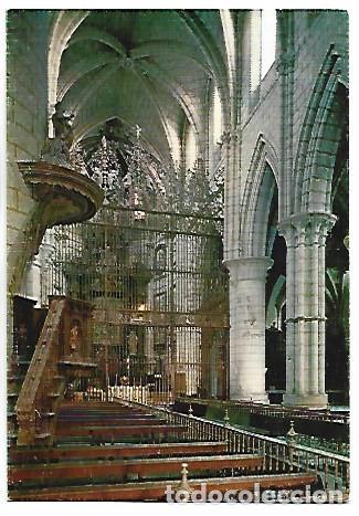 Postales: CATEDRAL, NAVE CENTRAL SIGLO XII - XIII.- CUENCA