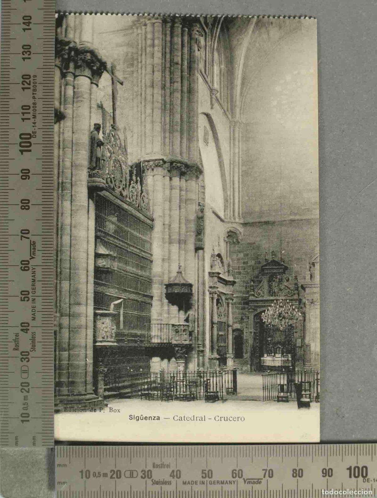 Cartoline: POSTAL. Sig&uuml;enza&mdash; Catedral - Crucero