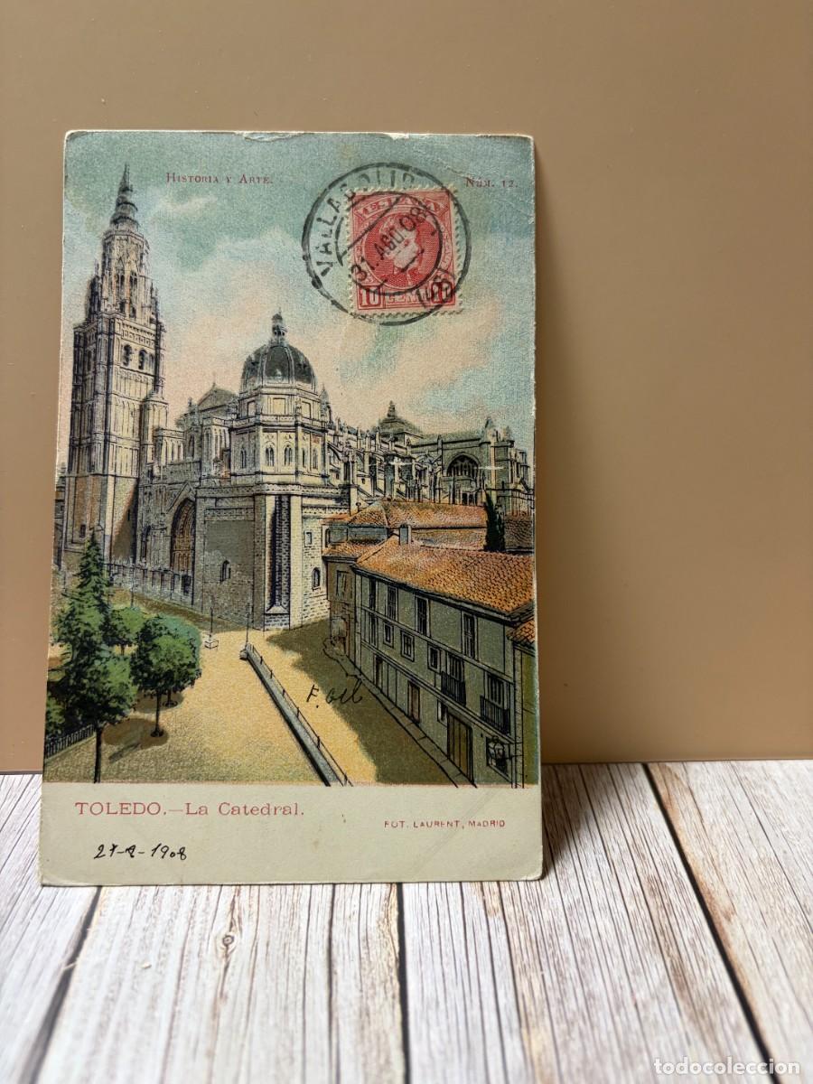 Postales: TARJETA POSTAL. TOLEDO. LA CATEDRAL. N&ordm; 12. HISTORIA Y ARTE. FOT. LAURENT