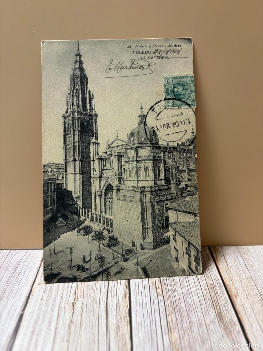 Postales: TARJETA POSTAL. TOLEDO. 28.- LA CATEDRAL. HAUSER Y MENET.