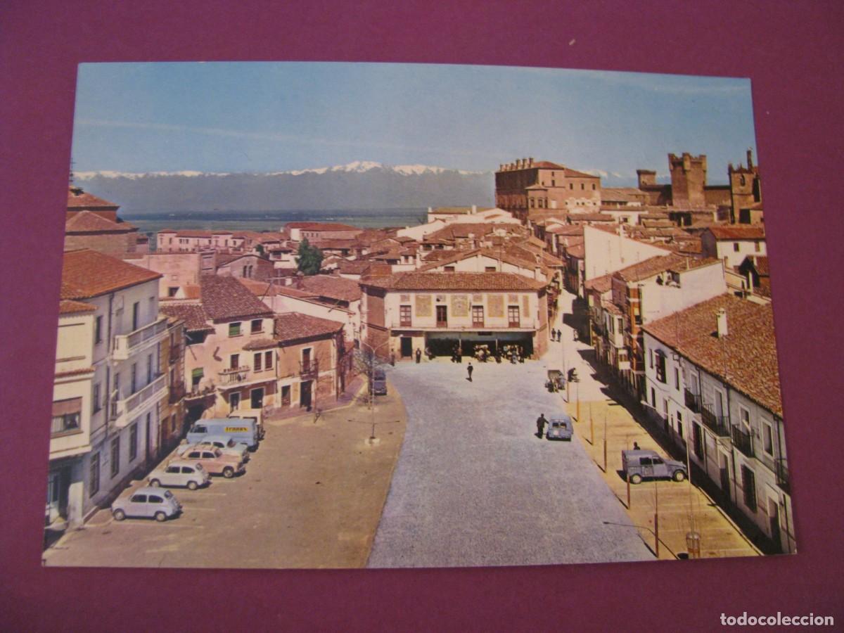 Postales: POSTAL DE OROPESA DE TOLEDO. PLAZA DE ESPA&Ntilde;A. ARRIBAS. ESCRITA 1974
