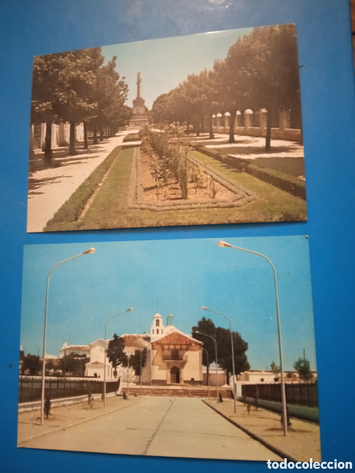 Postales: 2 antiguas postales fotogr&aacute;ficas de Villarrobledo