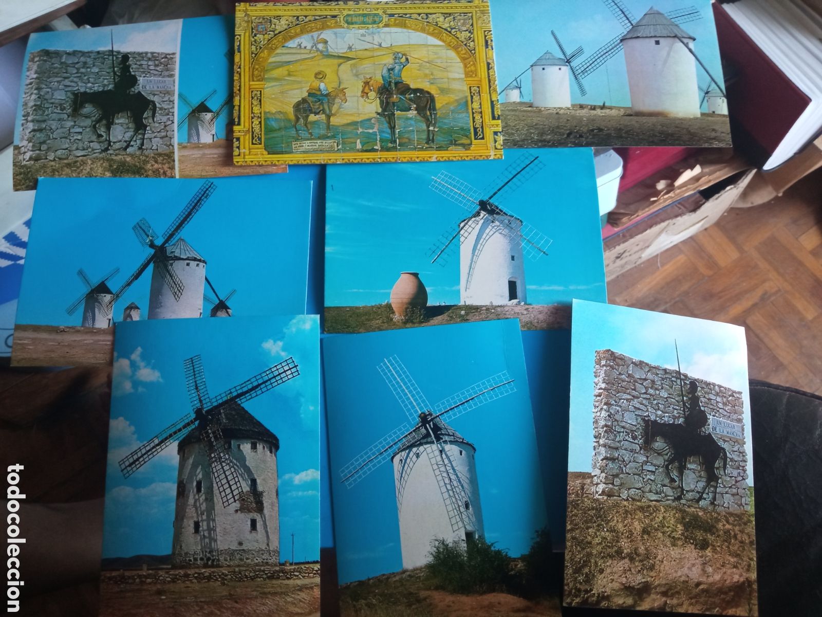 Postales: 8 antiguas postales fotogr&aacute;ficas de La Mancha