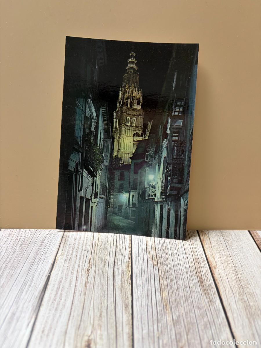 Postales: TARJETA POSTAL. TOLEDO. 4634.- CALLE SANTA ISABEL Y CATEDRAL. L. ARRIBAS. ED. BEASCOA