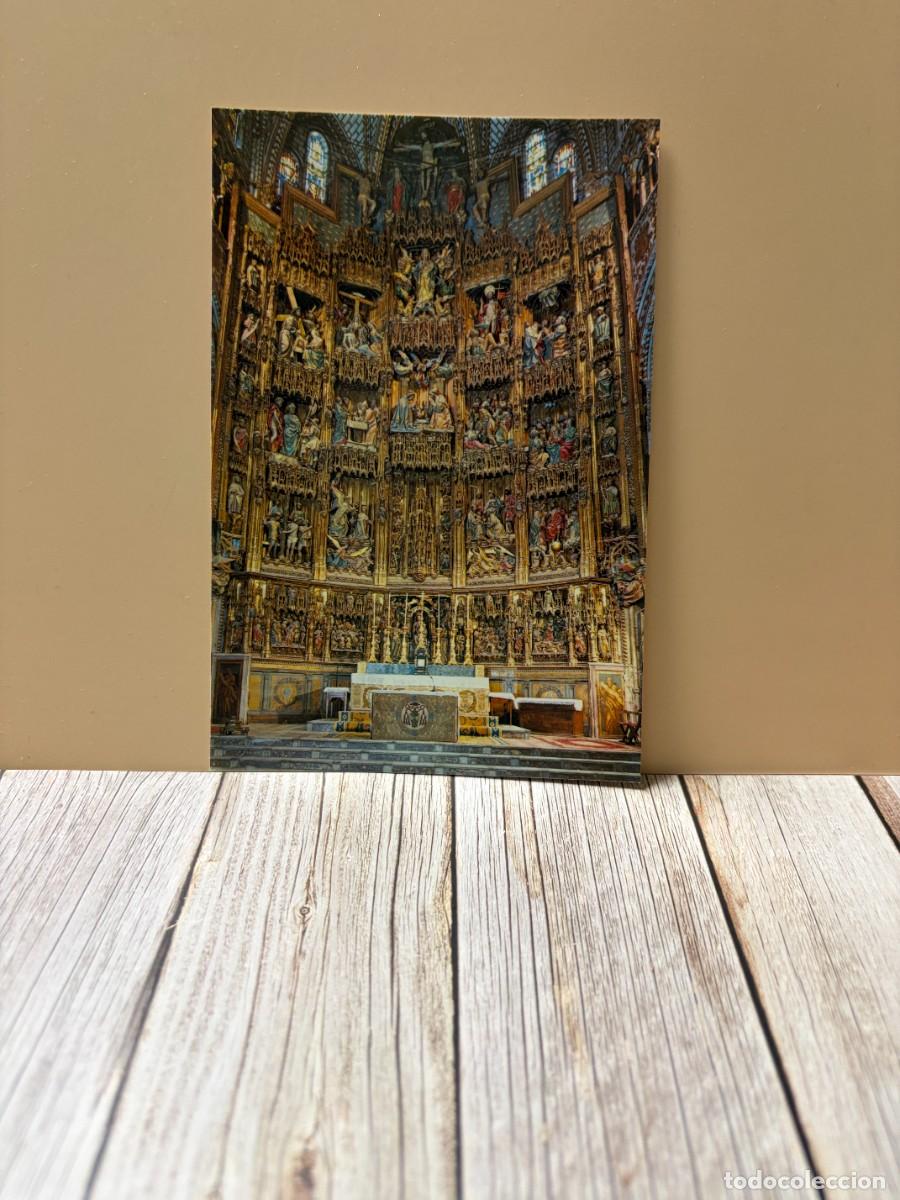Postales: TARJETA POSTAL. TOLEDO. 24.- CATEDRAL. RETABLO MAYOR. JULIO DE LA CRUZ