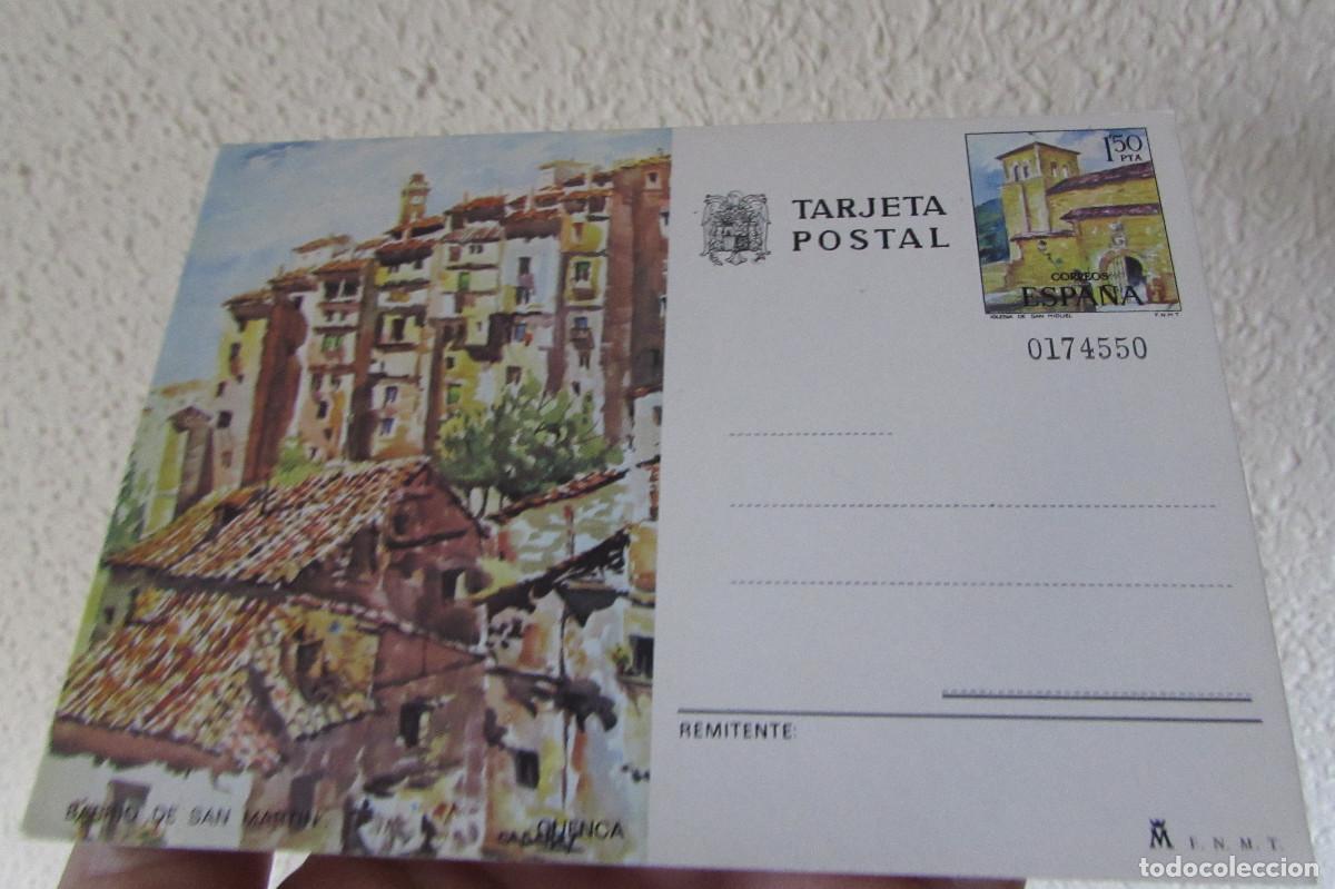 Postales: TARJETA POSTAL BARRIO SAN MARTIN CUENCA