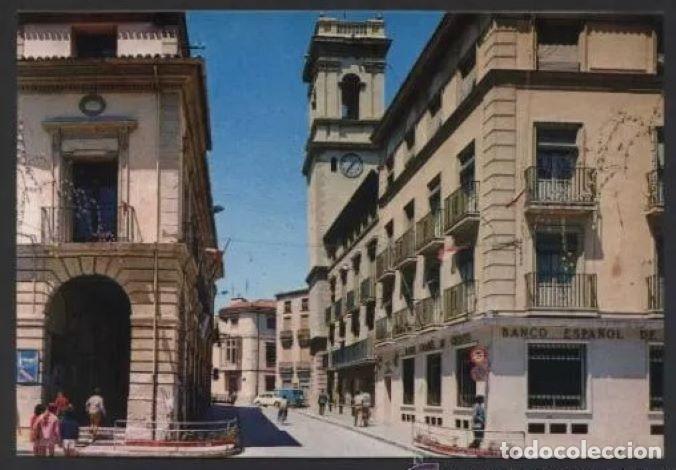 Postais: Almansa. *Ayuntamiento plaza Caudillo*  Ed. Fiter ref. n&ordm; 1310. Nueva.