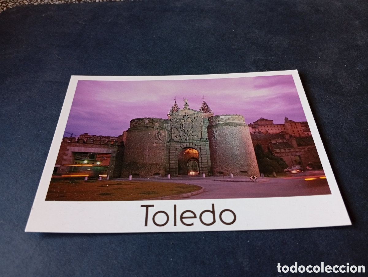 Postales: Postal Toledo puerta de bisagra