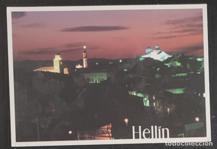 Postales: HELLIN, ATARDECER DESDE EL BARRIO DEL PINO, POSTAL SIN CIRCULAR