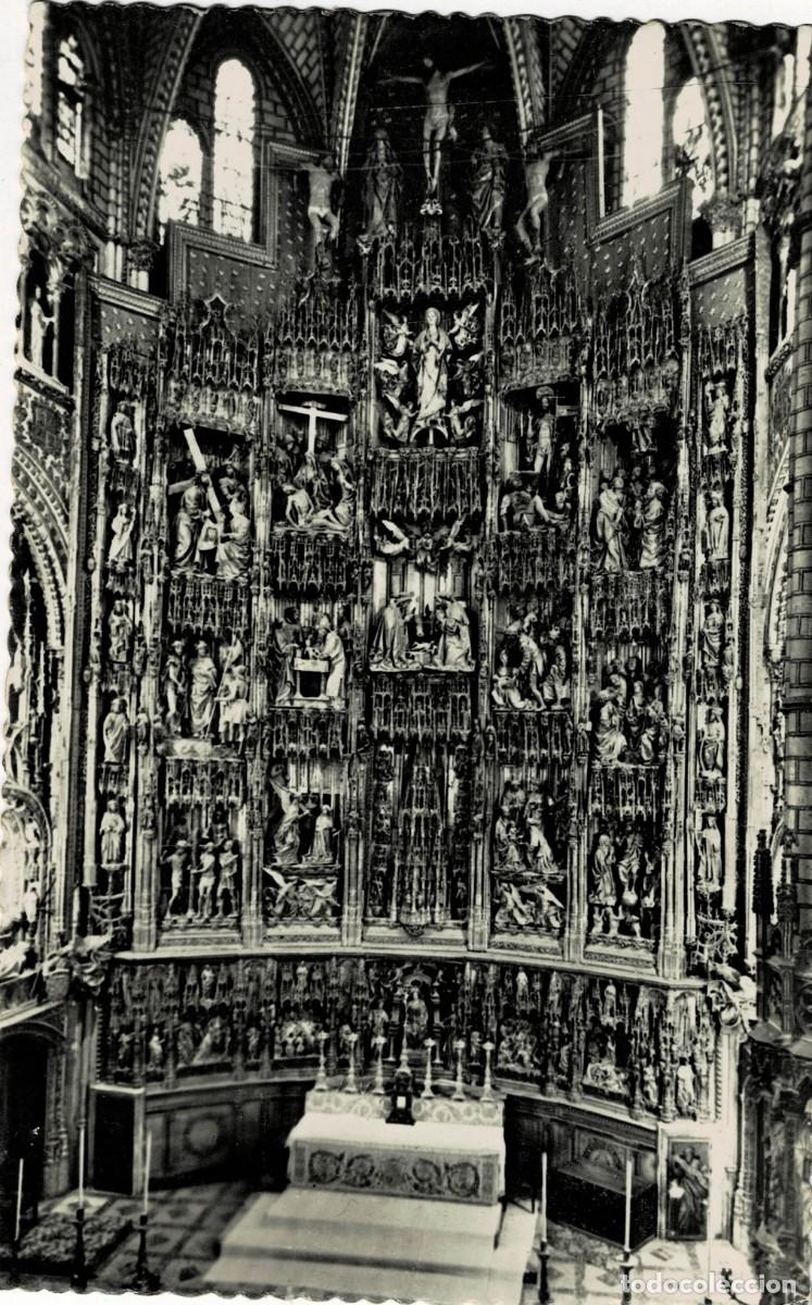 Postales: POSTAL DE CASTILLA LA MANCHA. TOLEDO. CATEDRAL. RETABLO DEL ALTAR MAYOR SIGLO XVI. P-CASMA-151