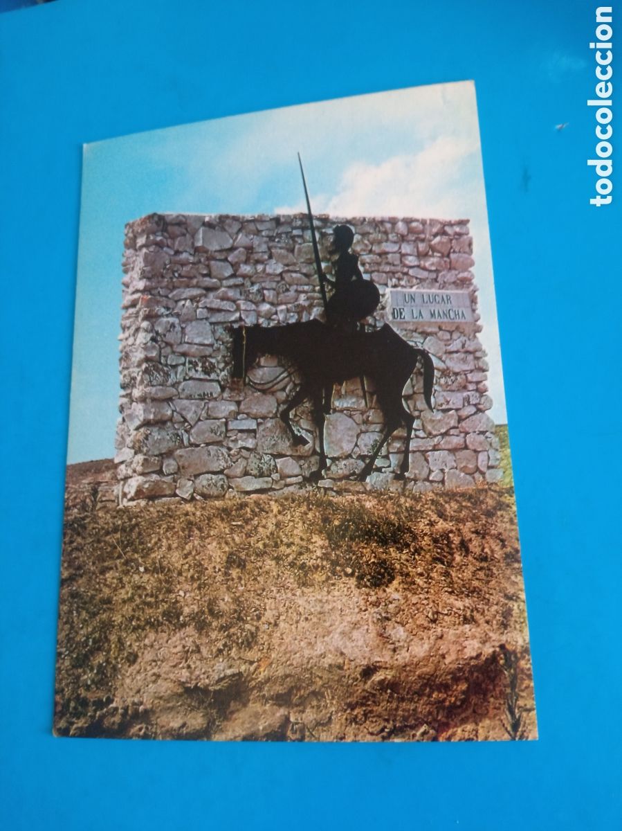 Postales: Antigua postal fotogr&aacute;fica, Un lugar de la Mancha