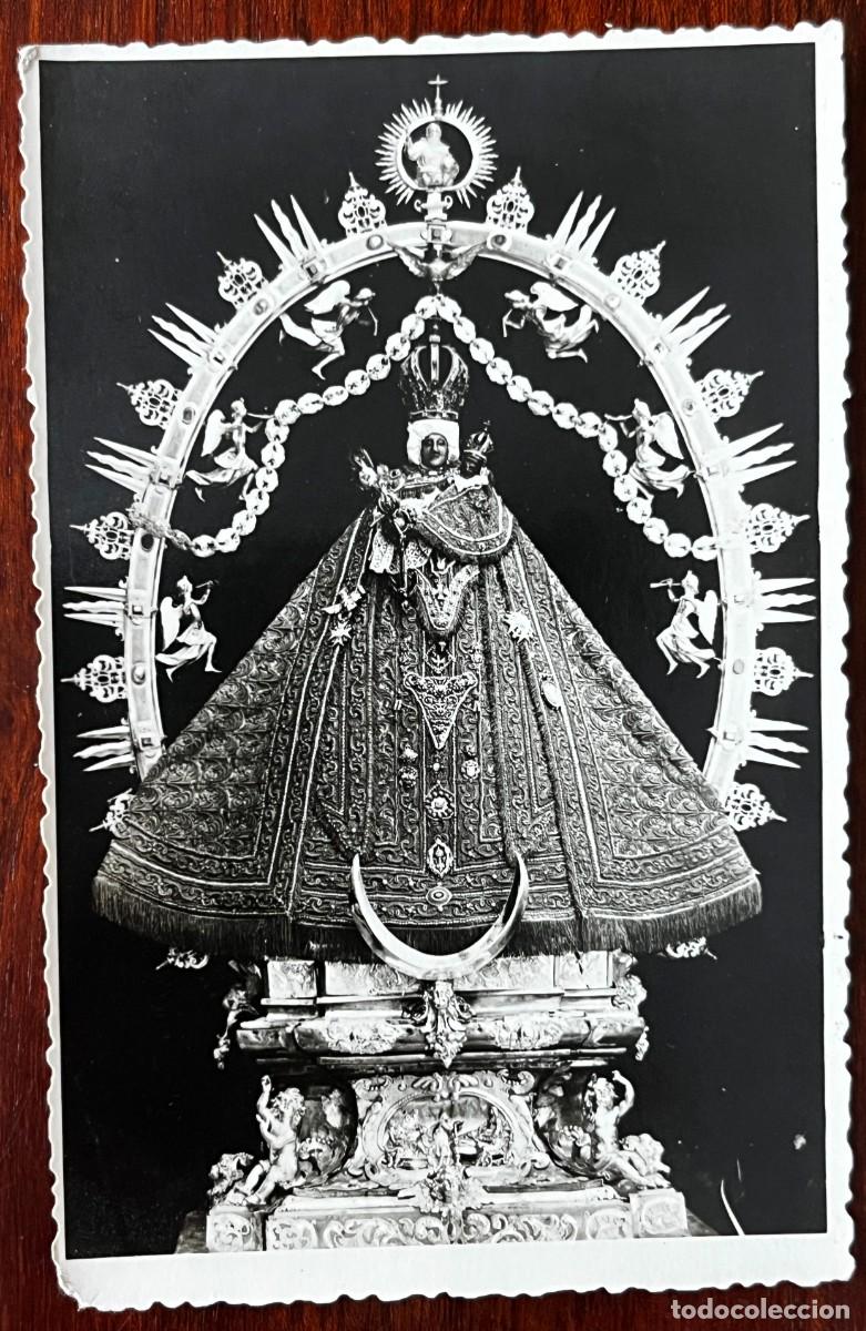 Postales: FOTO POSTAL DE LA VIRGEN DEL SAGRARIO DE TOLEDO, ESCRITA EN 21 DE AGOSTO DE 1953, TAMA&Ntilde;O POSTAL