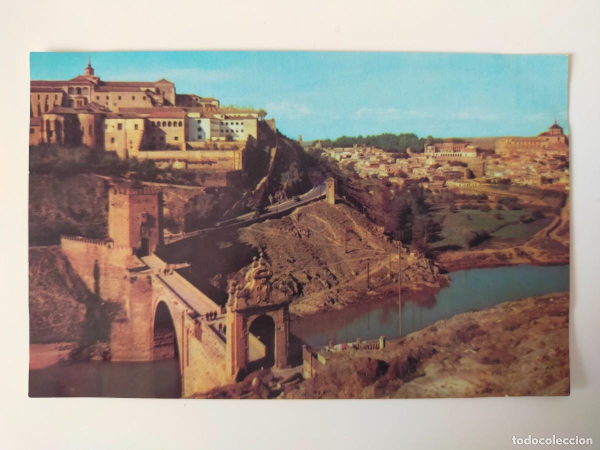 Postales: Tarjeta Postal TOLEDO: Puente de Alc&aacute;ntara, vista parcial - Edit. Manipel - Sin circular.