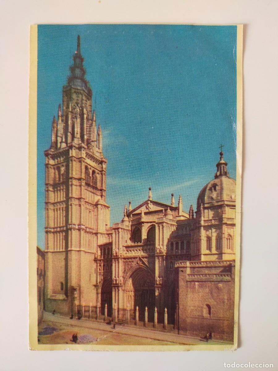 Postales: Tarjeta Postal TOLEDO: Catedral - Heliotip&iacute;a Art&iacute;stica Espa&ntilde;ola - Circulada y escrita