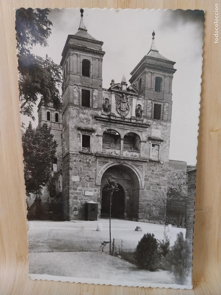 Postales: TOLEDO PUERTA CAMBRON ED GARRABELLA 57 CIRCULADA A&Ntilde;O 1957 BN ORIGINAL
