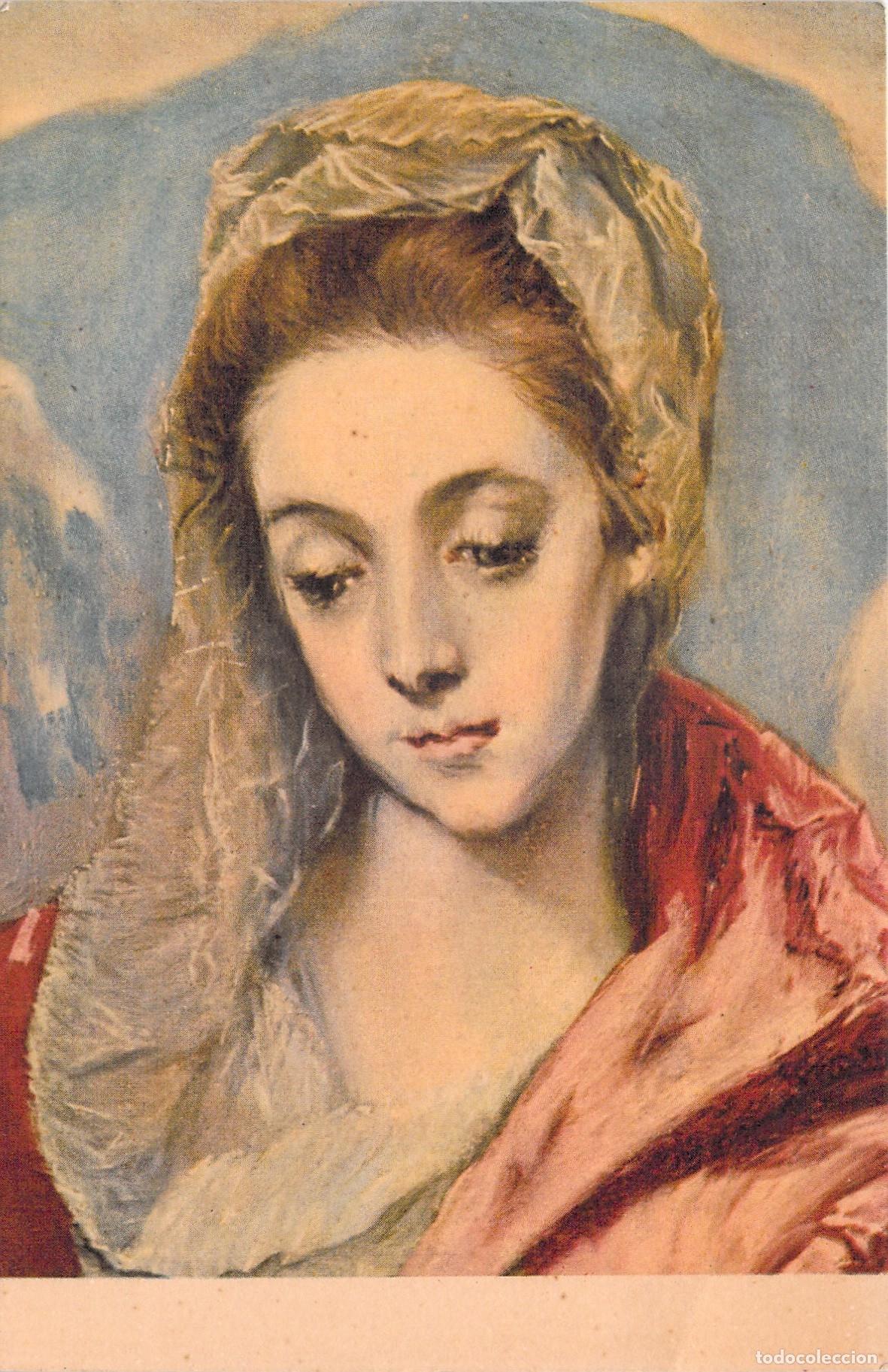 Postales: Postal de Arte El Greco La Virgen de la Buena Leche Toledo
