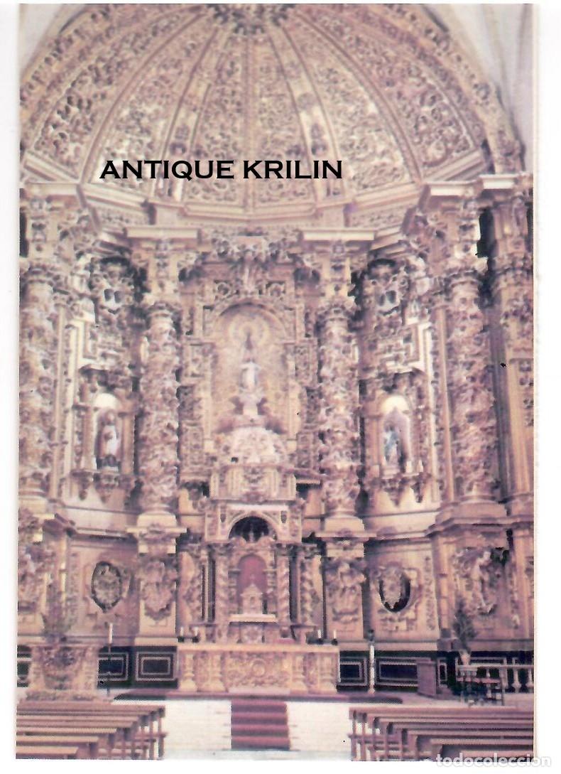 Postales: CUENCA / VILLANUEVA DE LA JARA / RETABLO MAYOR PARROQUIA BASILICA / EDI. G. LARA / SIN FRANQUEAR