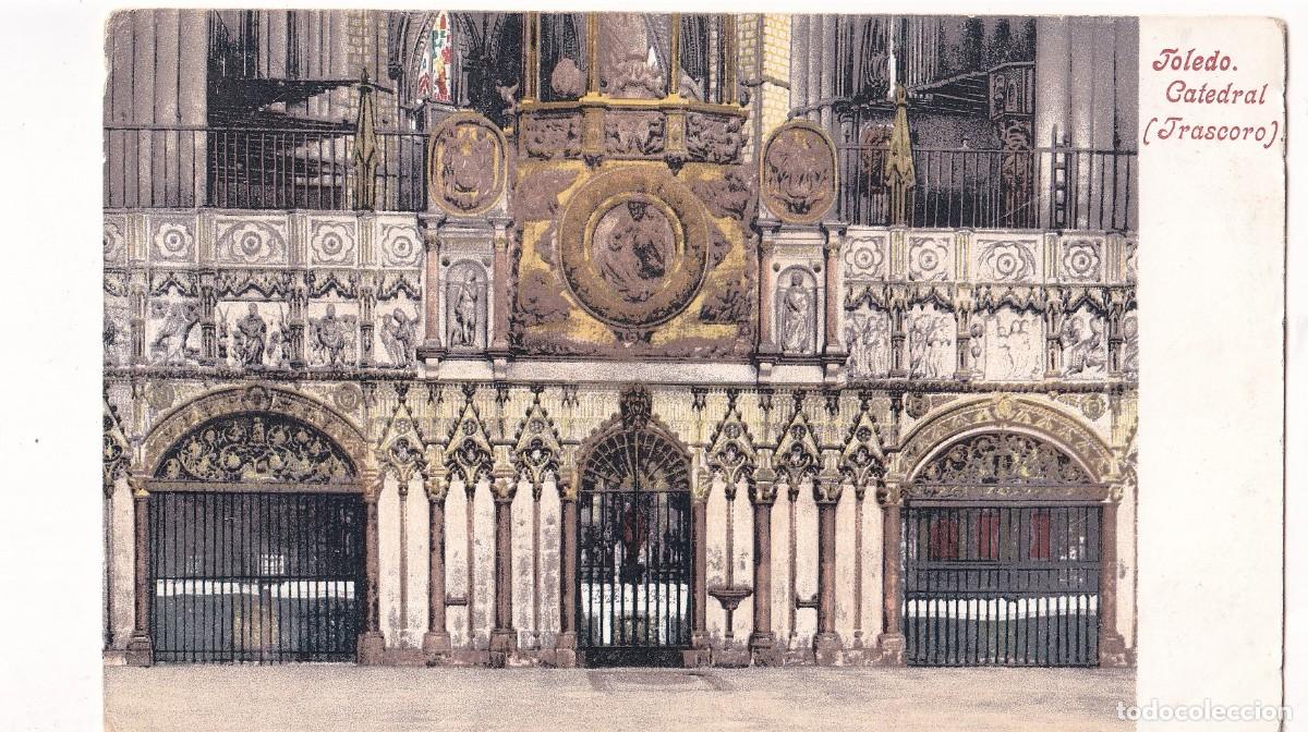 Postales: Toledo Catedral. Trascoro. Purger & co. 2772 Reverso sin dividir.
