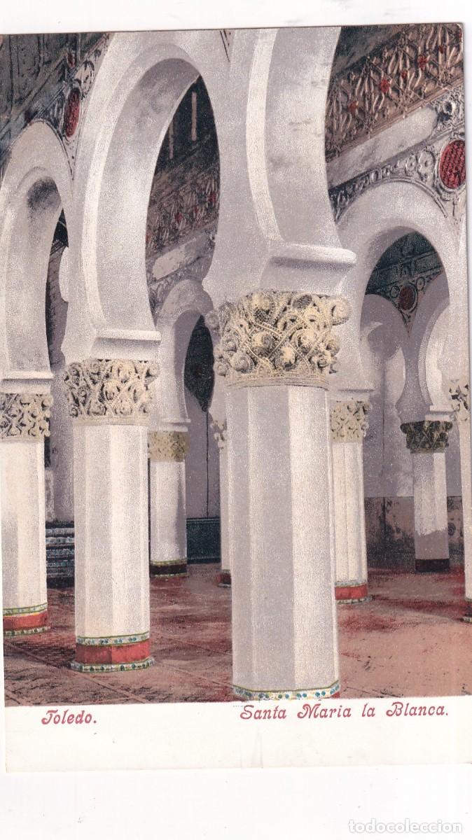 Postales: Toledo Santa Mar&iacute;a la Blanca. Purger & co. 2775 Reverso sin dividir.
