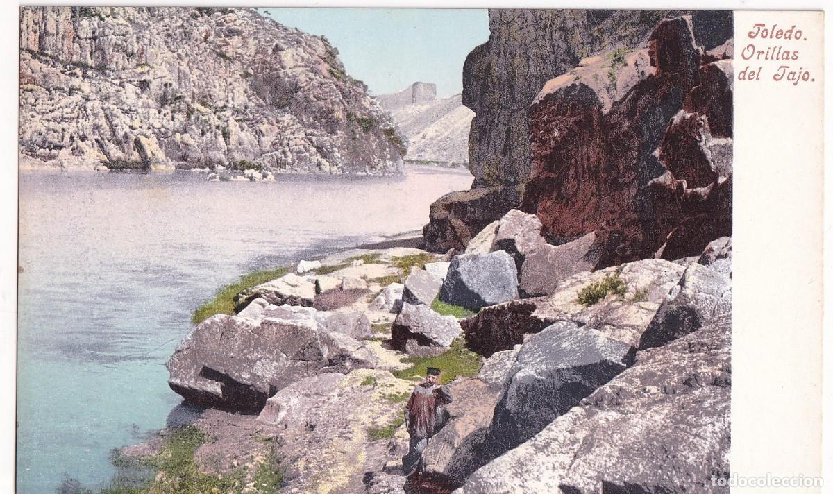 Postales: Toledo Orillas del Tajo . Purger & co. 2781 Reverso sin dividir.