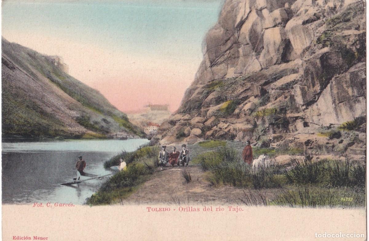 Postales: Toledo Foto Garcia. Orillas del rio Tajo. Edici&oacute;n Menor. Sin circular.