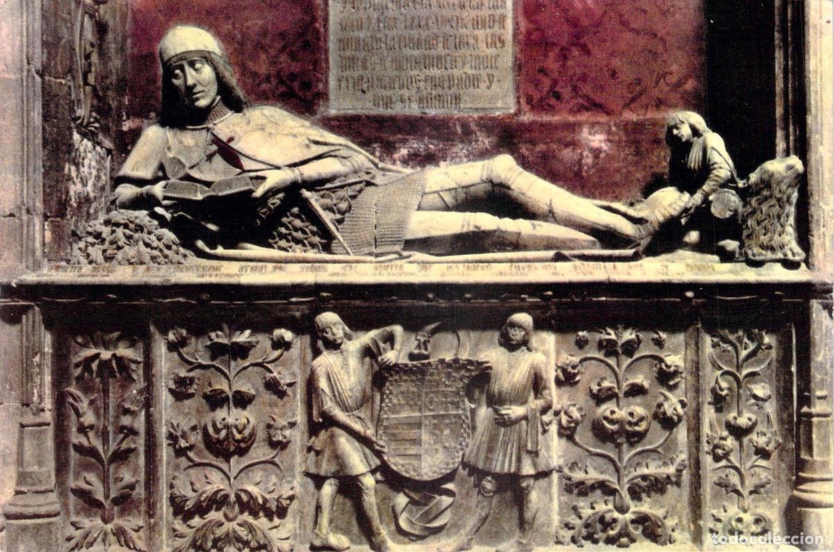 Postales: Postal Catedral de Sig&uuml;enza - Sepulcro de El Doncel