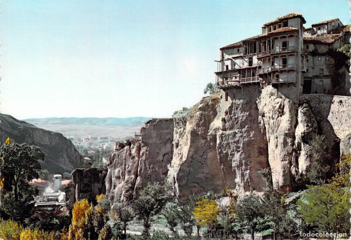 Postkarten: Postal de las Casas Colgadas y Hoz del Hu&eacute;car en Cuenca