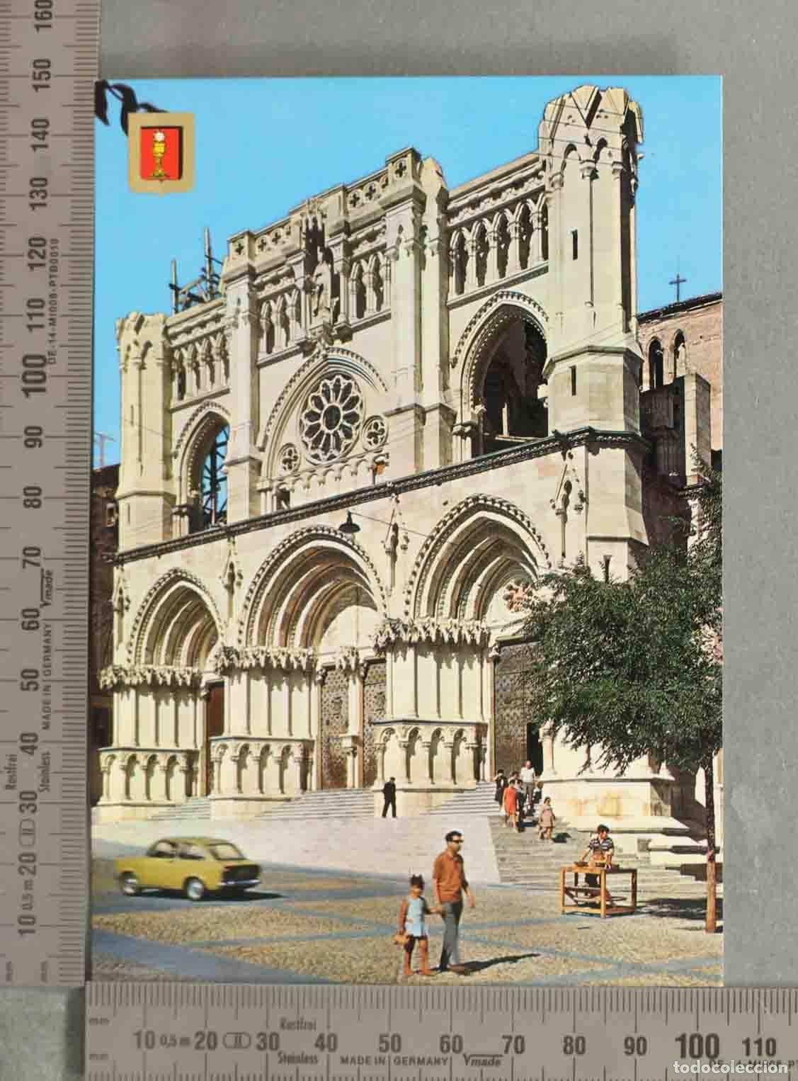 Postales: POSTAL. Cuenca - Catedral - Im&aacute;genes Escudo de Oro
